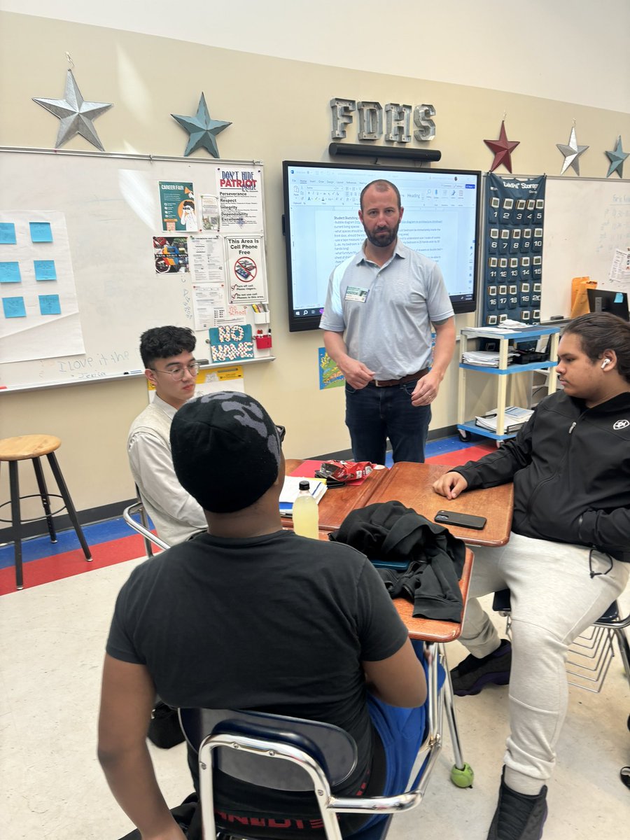CTEinDD2's tweet photo. Today’s @ace_greater_charleston session was so inspiring. Our mentors rolled up their sleeves and dove into the mini house designs drafted by Ms. Kofoids students. #mentoring #minihouse @FDpatriots @teamddtwo https://t.co/vCAGGlUT5G