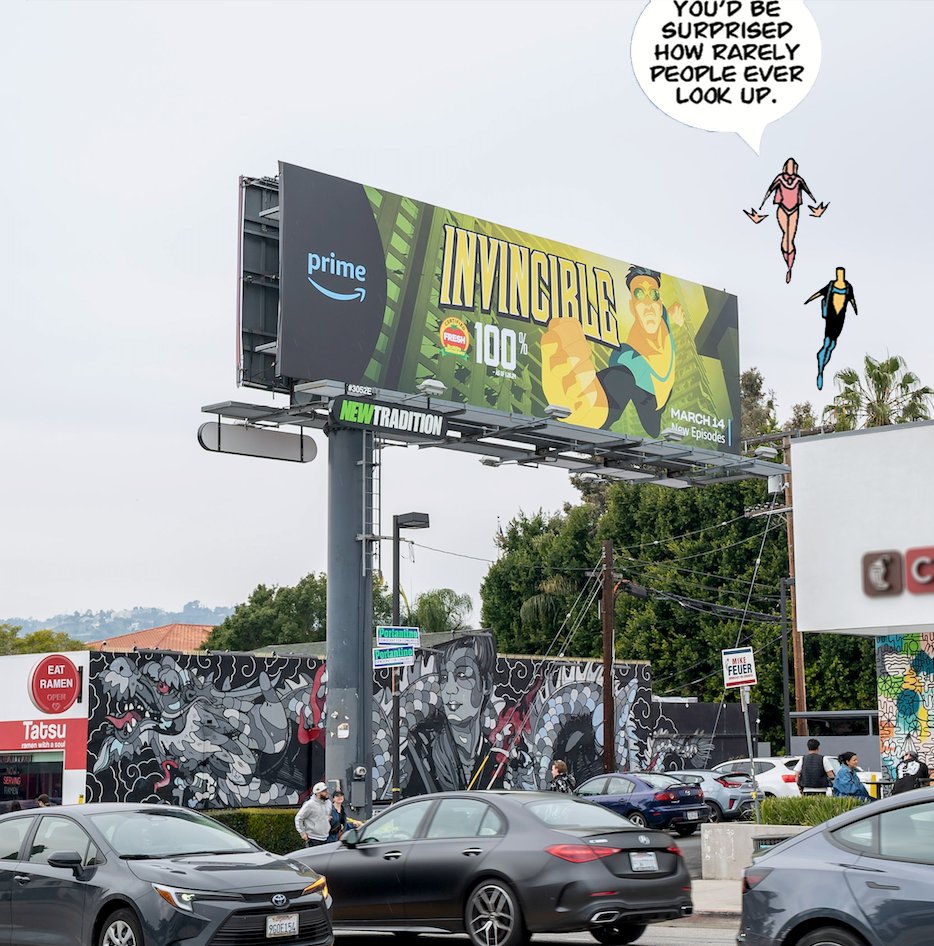 Hopefully the people of Los Angeles look up?