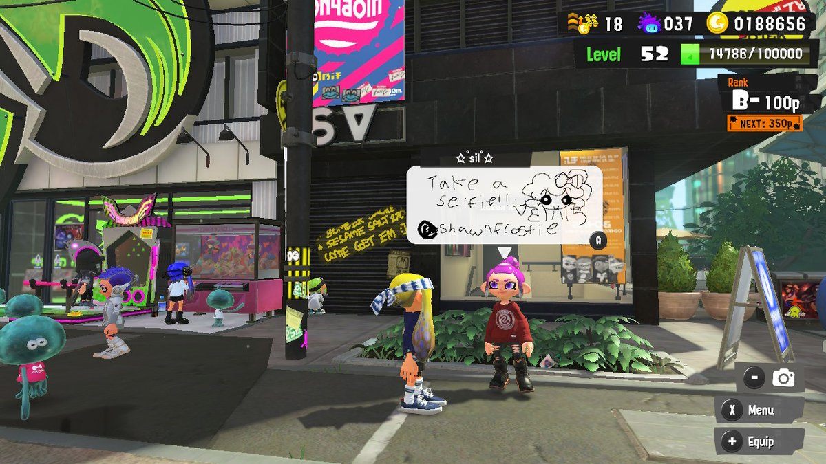 literallyev's tweet photo. i am a simple man. i see plaza posts asking for selfies, i take selfies 
( with @shawnfrostie &amp; @ChimChimBuzz 🫡 ) https://t.co/vGTejoLLJR
