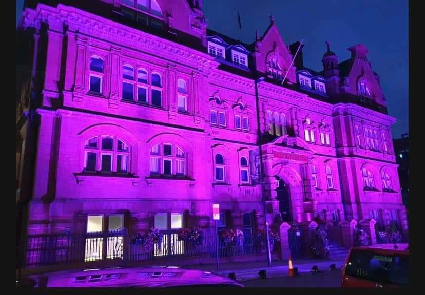 CllrDraper's tweet image. March 8th is Women&apos;s International Day 💜.
Wigan &amp;amp; Leigh Town Halls will be lit up purple 💜 💜 💜 
 5 pm - 7am supporting Women&apos;s International Day and @WASPI_Campaign to get justice for all 1950s born ladies 
#fairandfastcompensation 
@nannyfof4 
@DebraWailes 
@annedwardsrl13