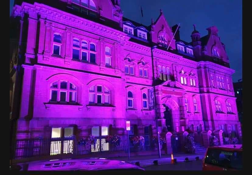 March 8th is Women's International Day 💜.
Wigan & Leigh Town Halls will be lit up purple 💜 💜 💜 
 5 pm - 7am supporting Women's International Day and @WASPI_Campaign to get justice for all 1950s born ladies 
#fairandfastcompensation 
@nannyfof4 
@DebraWailes 
@annedwardsrl13