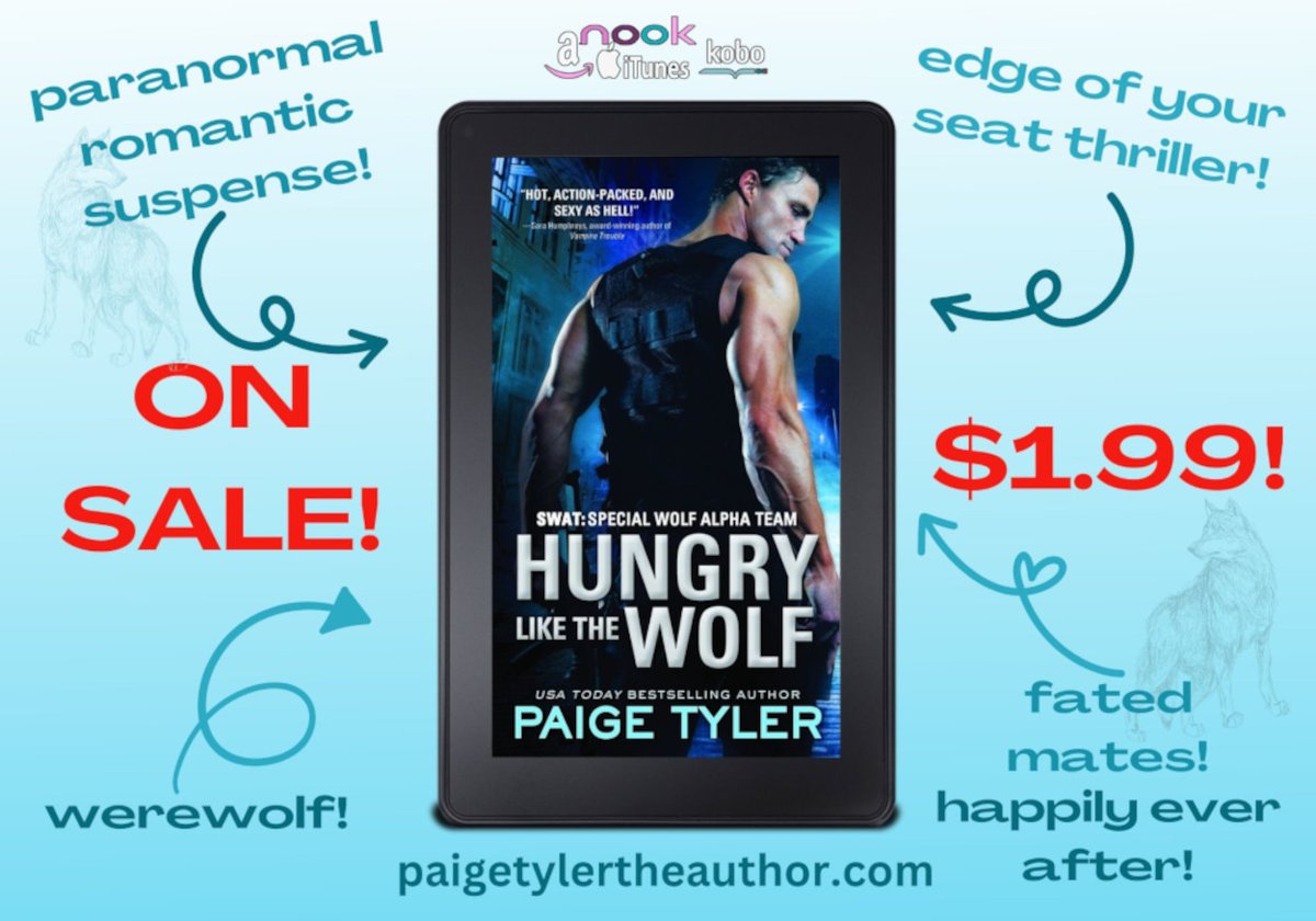 HUNGRY LIKE THE WOLF is #OnSale for $1.99! Get the #werewolf #book that started it all! books2read.com/HungryLikeTheW… #paranormalromance #romanticsuspense #BookTwitter #booklovers #book #Reading #WritingCommunity #writersoftwitter #booknerd #booksonsale