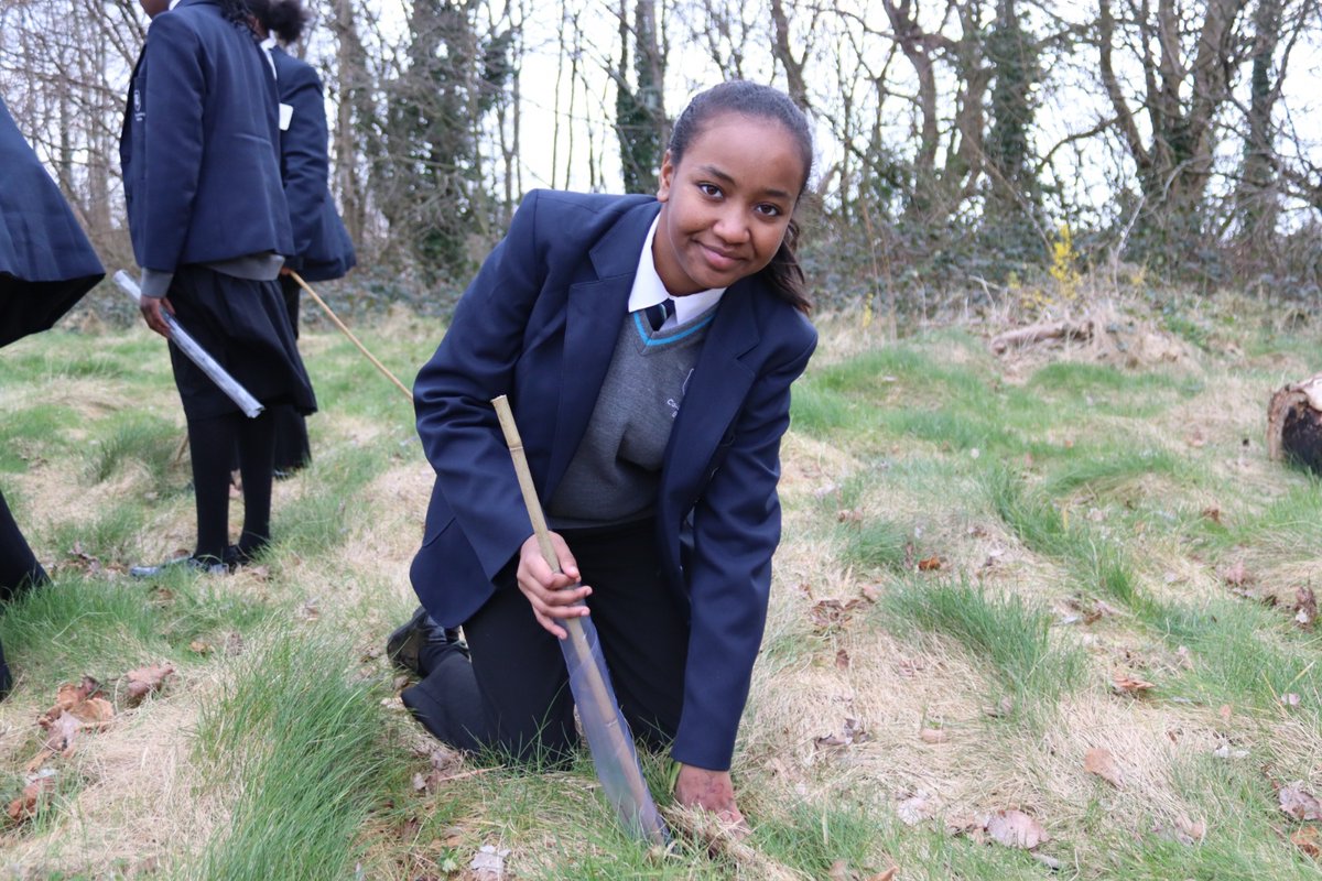 Today our Horticulture elective came together with our Eco Committee to plant 100 tree saplings at the academy!