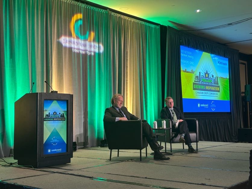 Enjoyed the conversations yesterday at #CdnCrops24. Lots of good points were made about the importance of sustainability beyond just carbon as well as the opportunity to export #CdnAg knowledge & leadership globally. If you attended, what were some of your key takeaways?
