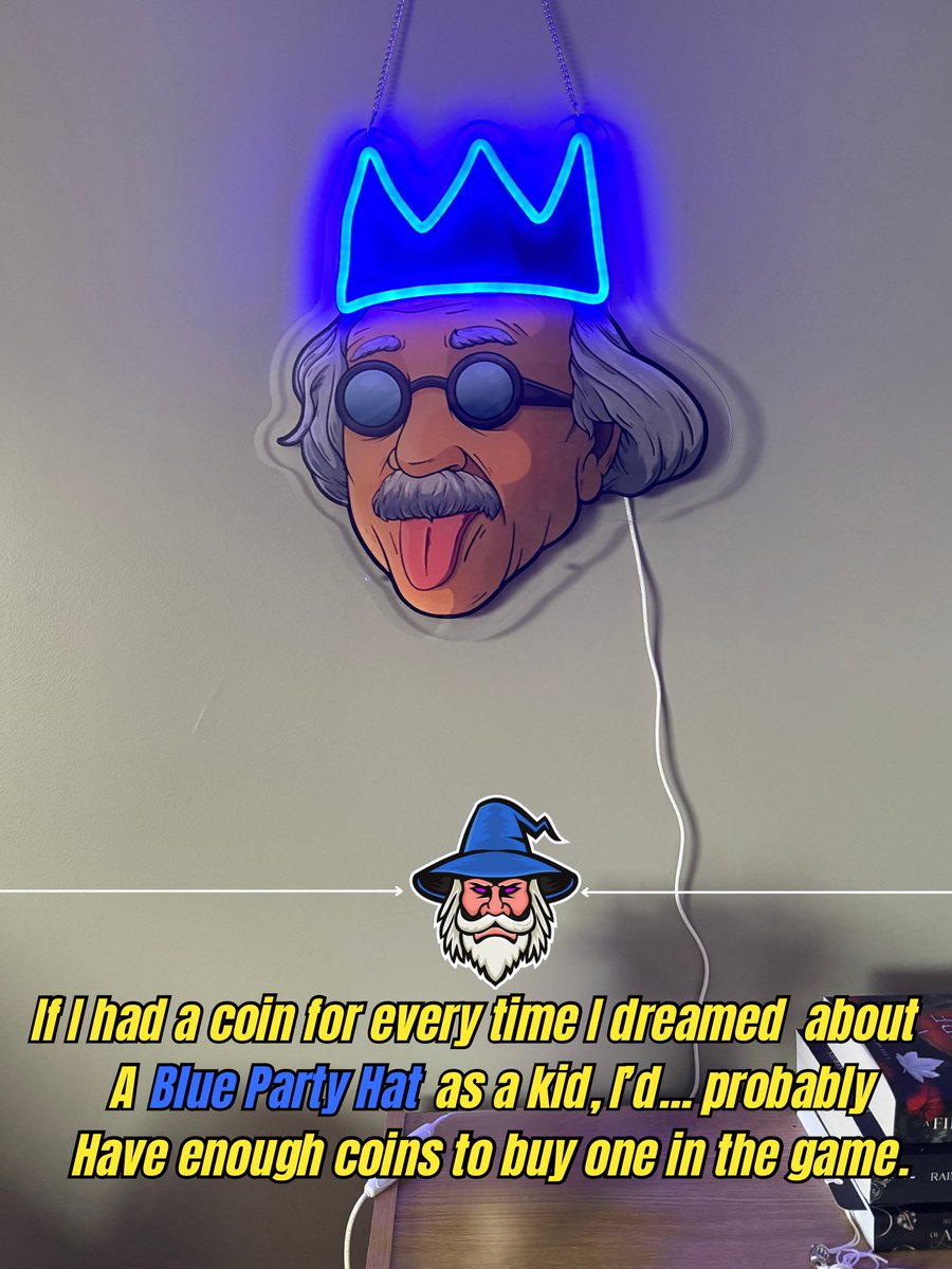 Before there was crypto, there were blue party hats. The original risky investment 😂

Design made by <a href="/TheArtisticImp/">Artistic.imp</a> 🔥