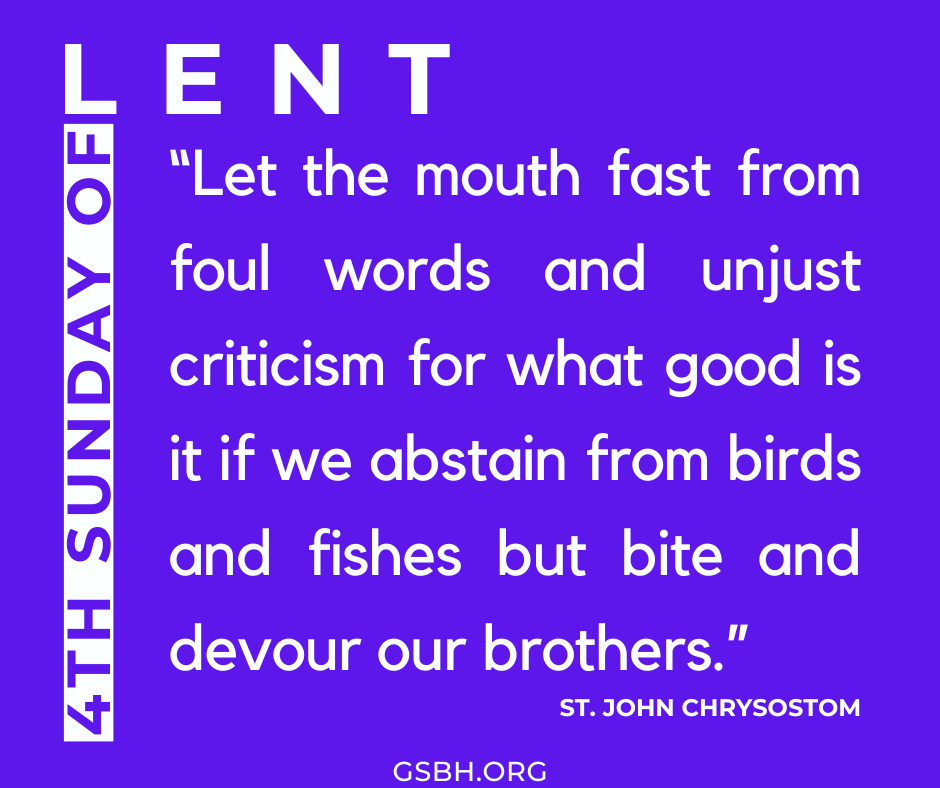 Have you been fasting during #Lent?  #Pray #Fast #Give
#GSBH #LentenJourney #PrayFastGive #OpenYourHeart #Prayer #Confession #PrepareYourHeart #Lent2024 #TrustGod #JourneyoftheHeart #StationsoftheCross