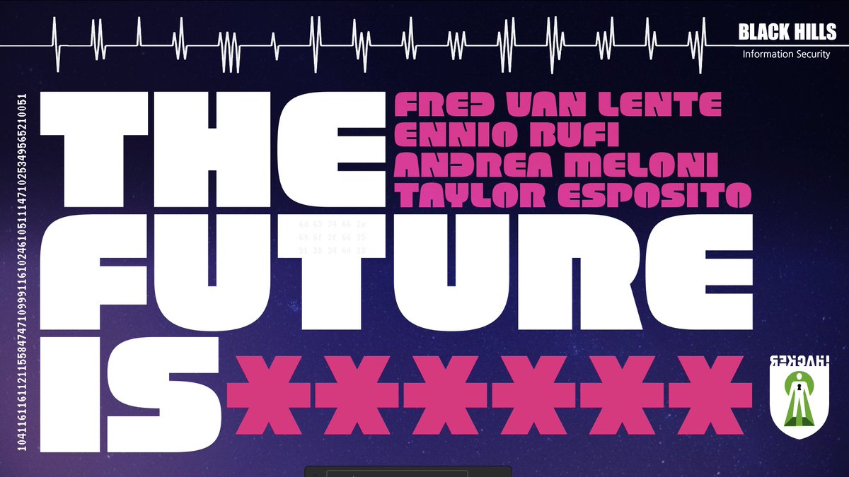 We started a comic book publishing company <a href="/REKCAHComics/">REKCAH! Comics</a> -- and we're launching our first <a href="/Kickstarter/">Kickstarter</a> project to help bring comics to cybersecurity and cybersecurity to comics. 

In the 80s, we had WarGames. The 90s gave us Sneakers and Hackers. The 2000s delivered Mr. Robot. In