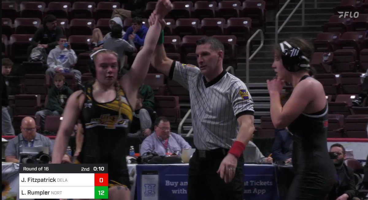 Round of 16 win for <a href="/LeynaRumpler/">Leyna Rumpler</a> by fall, 3:50.