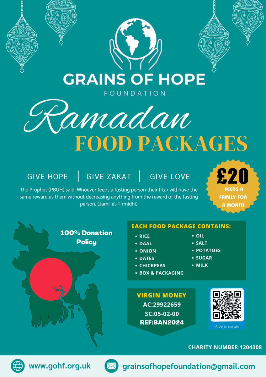 GrainsofHopeUK's tweet photo. Bangladesh Ramadan Food Packages 2024 https://t.co/qdVcUL4Dqx