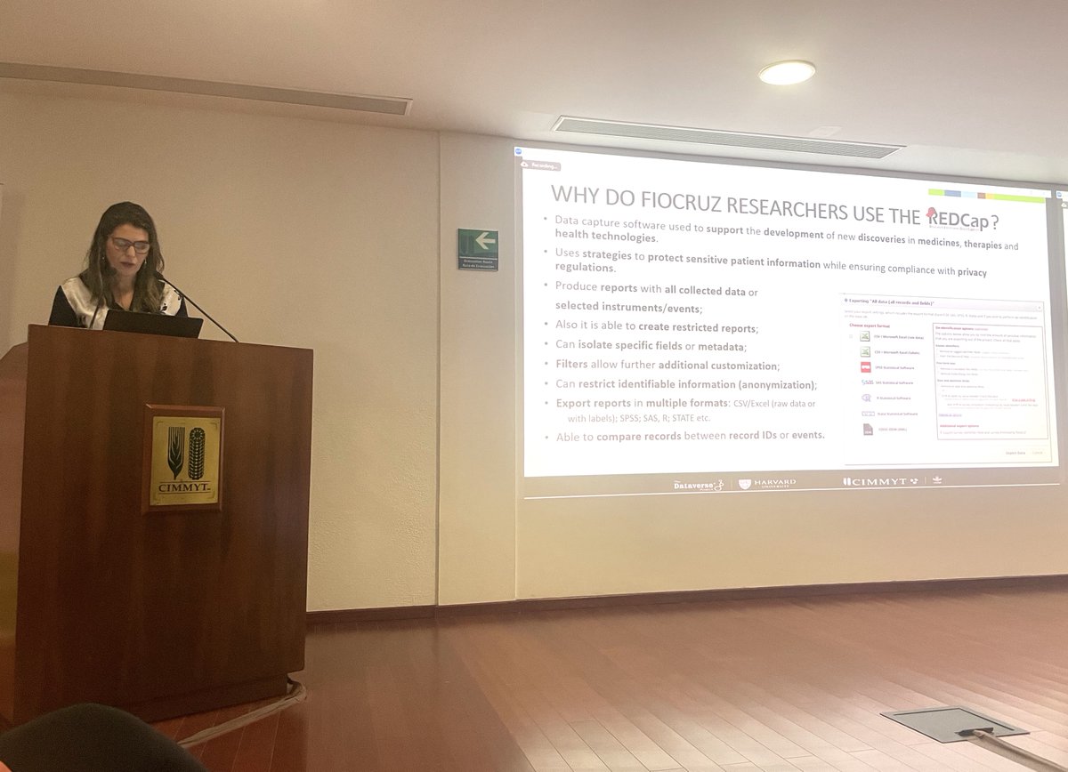 CeesHof@DANSKNAW (@ceesh_dans) on Twitter photo Inspiring talk from Vanessa de Arruda Jorge, representing her team, on dealing with health data in the People Development Program (PDP) of the Fiocruz Open Science Ecosystem in Brazil (will have a look at project-redcap.org) #Dataverse2024 <a href="/dataverseorg/">Dataverse Project</a> Inspiring talk from Vanessa de Arruda Jorge, representing her team, on dealing with health data in the People Development Program (PDP) of the Fiocruz Open Science Ecosystem in Brazil (will have a look at project-redcap.org) #Dataverse2024 <a href="/dataverseorg/">Dataverse Project</a>