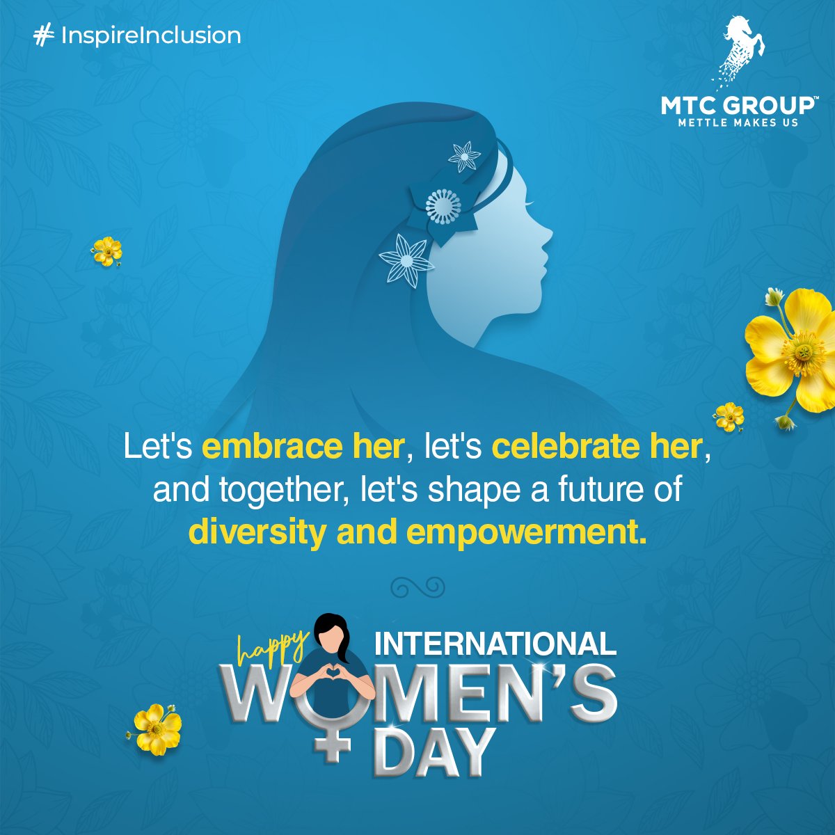 MTC Group wishes all the incredible women out there a Happy International Women's Day. Your strength, intelligence, and passion inspire the world every day. #MTCGroup #InternationWomensDay #IWD2024 #WomenLeaders #InspirationalWomen #EmpoweredWomen