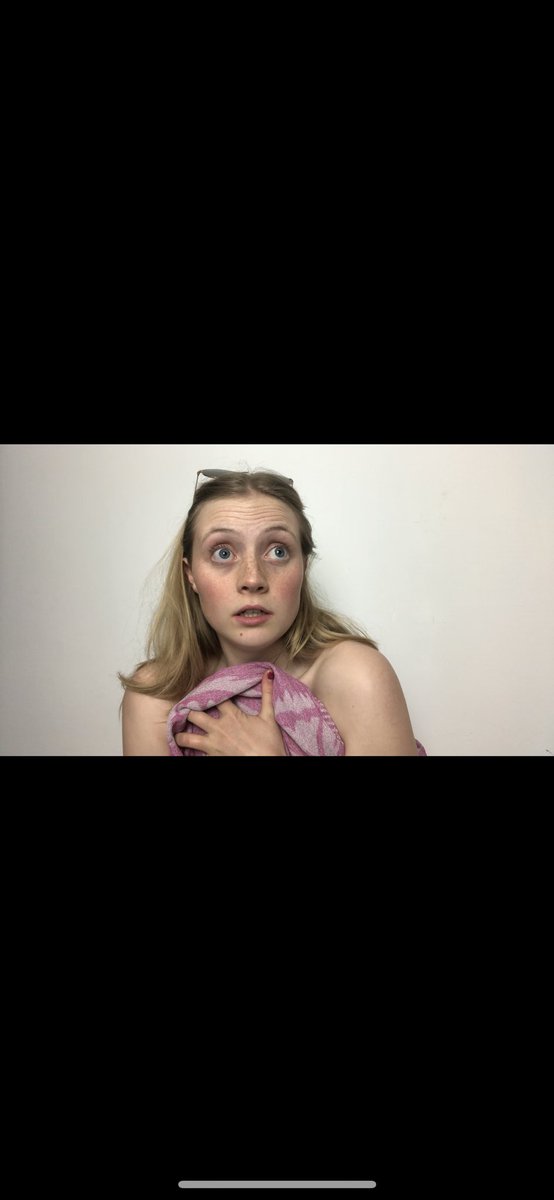 Snap from a self tape this eve. This was a funny one #cheeky