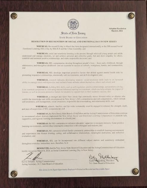 The New Jersey Department of Education went classy and proclaimed #SELday 2024 in style!
