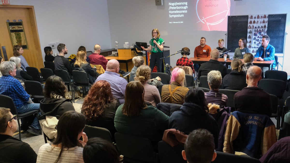 TrentUniversity's tweet image. On February 22-23, Trent University’s Research for Social Change Lab (RSCL) hosted the Peterborough Community Symposium on Housing &amp;amp; Homelessness in partnership with Peterborough Drug Strategy.