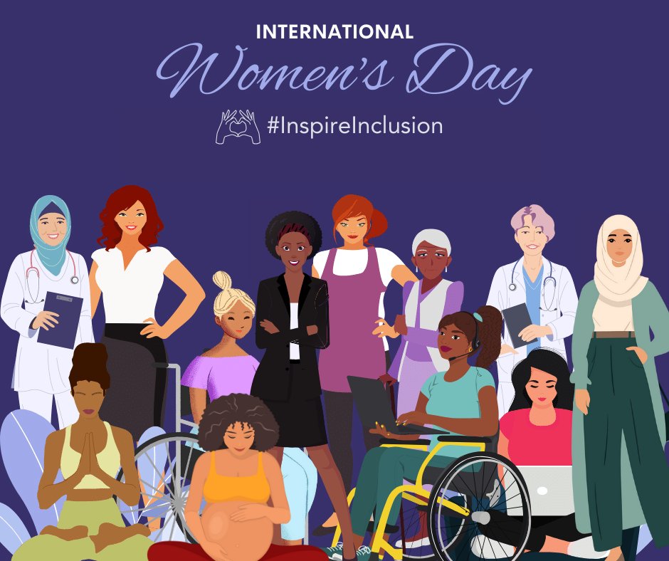 March 8th is International Women's Day #IWD2024 Today we consider what it means to #InspireInclusion. By openly accepting the diversity of ability, age, race, and identity we can forge economic empowerment, leadership, creativity, and development of diverse talent.