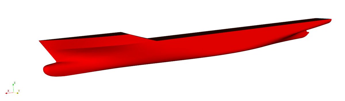 CFieldsHR's tweet photo. An example of an anisotropic mesh of a KCS Hull is now available for download: https://t.co/XdM3ZMEwIk

#SimulationFriday #CFDMeshingMadeSimple https://t.co/fdymeK55Jn