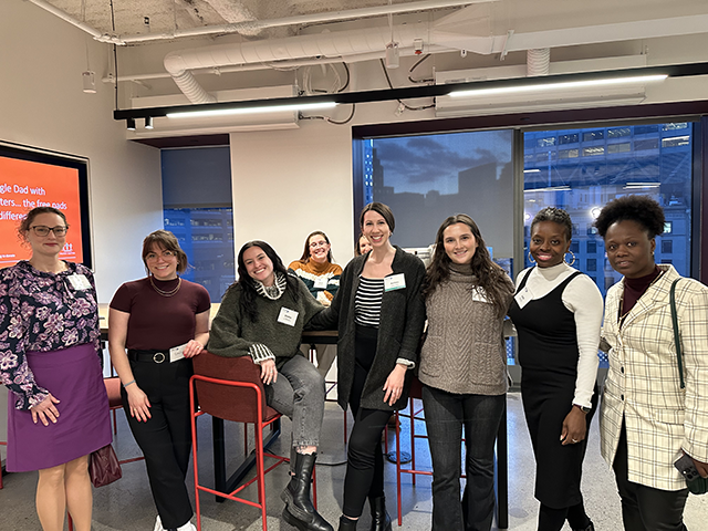 CREWBoston's tweet photo. Last week, CREW Boston came together to welcome our new members, honor members of our Legacy Council, &amp; give back. While enjoying some appetizers &amp; drinks, members assembled hygiene kits for @HeadingHomeInc &amp; menstrual care kits for @DignityMatters_ . Thanks to @JLL  for hosting! https://t.co/LDHVgZeW5a
