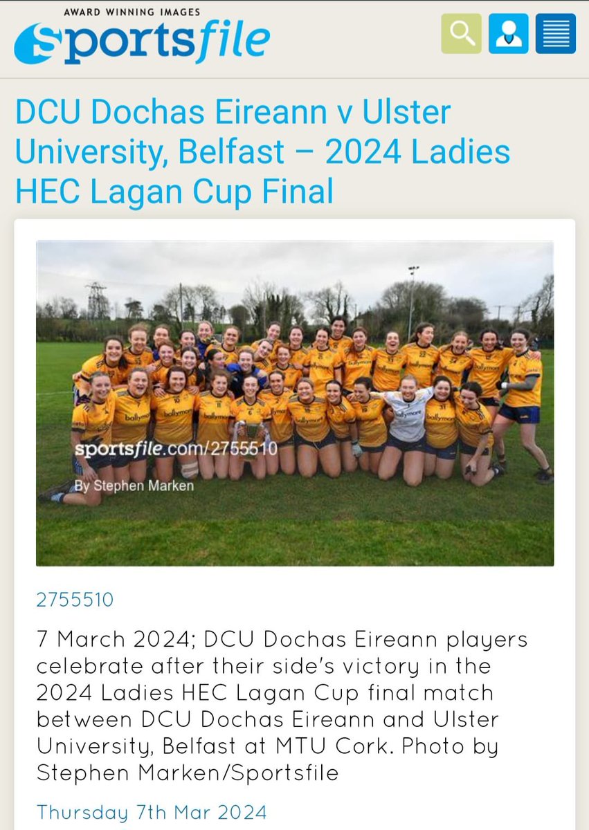 Congratulations to ladies Vice-Captain Claudia Gonley and her DCU teammates on winning the Lagan Cup today. Great achievement, Claudia 🇺🇦🇺🇦