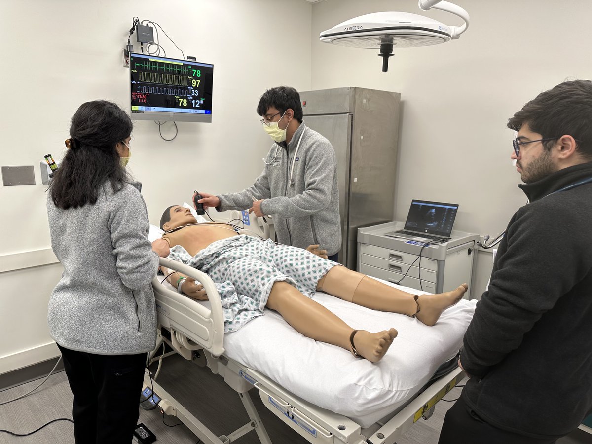 SinaiBmoreIMRes's tweet image. Great academic half day yesterday with a case by Nidhi Joshi and Sim lab today with @Rx_Devvrat leading the interns through Sim with POCUS integration- Syncope due to HOCM.
#MedTwitter @SharpsStephanie @AshaThomas10 @SinaiChiefs