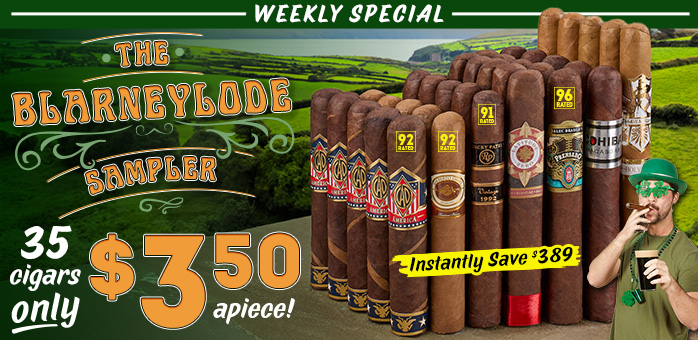 CigarsIntl's tweet photo. https://t.co/ZbryEE36A4
It's the Blarneylode! All premiums, for only $3.50 apiece!
#cination #cigarsinternational #cigarinternational #cigars #cigar #cigaraficianado #pssita #cigarsociety #botl #sotl #cigarporn #cigarlife #cigarsampler https://t.co/Ifq98FHTvu