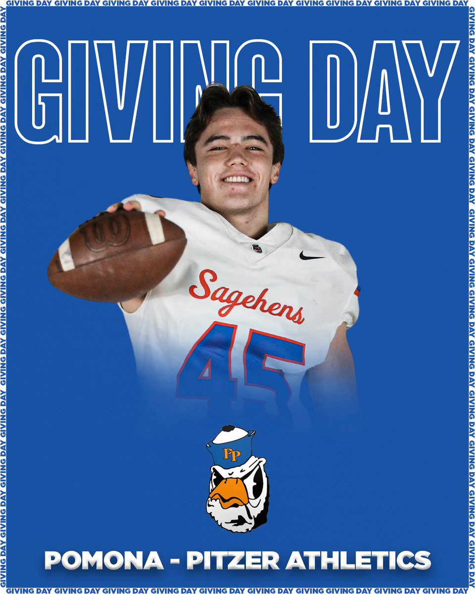 It’s Giving Day! The football program needs 14 more donations to reach our goal of 65 donors! Donate now through the link in bio! #gosagehens #sagehenfb