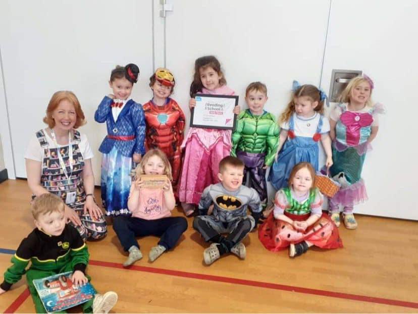 We are 1 of only 7 ELCs in the World to achieve our Reading School Accreditation.Thanks to the wonderful staff, the hardworking children and the parents that came along to share in today’s presentation from Claire Fulton from #ScottishBookTrust