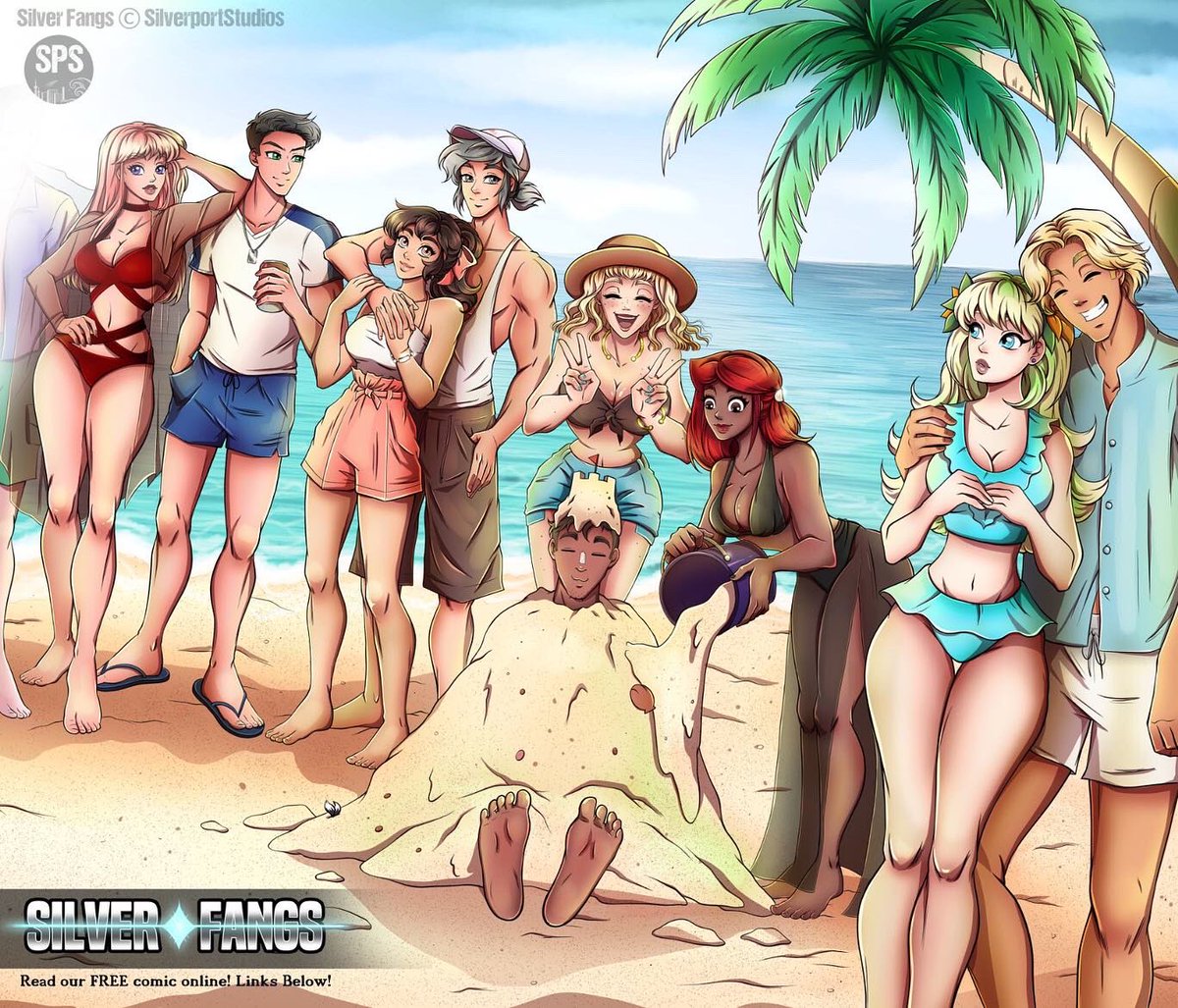 SilverportSPS's tweet photo. #throwbackthursday
Here’s a snapshot photo of a happier time from EPISODE 3 of our FREE COMIC SERIES! 🤜💥🥊
READ OUR FREE COMIC
SILVER FANGS
~
LINK IN BIO
#comics #comicart #freecomic #summervibes #ensemblecast #beachday #summerfun https://t.co/NlC8NACM4M