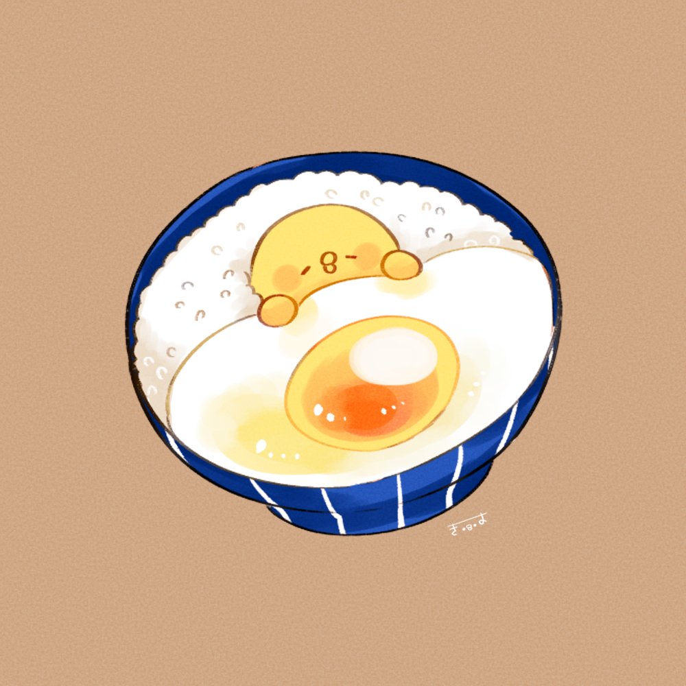 「卵かけご飯#きみピヨ 」|てんみやきよのイラスト