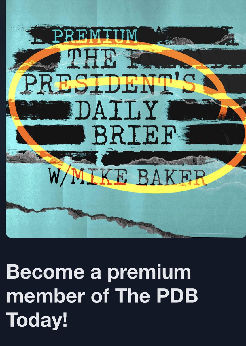 Biden’s gonna’ mention it during tonite’s State of the Union speech, but in case you miss it, we’ve launched the Premium membership for the President’s Daily Brief. Go to PDBPremium.com to sign up for ad-free listening & special stuff. On Spotify & all podcast platforms.