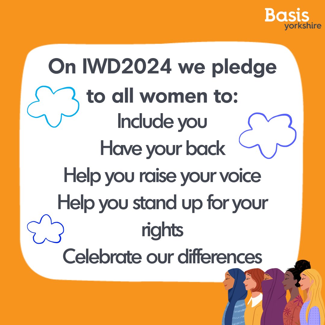 Today is International Women's Day #IWD2024. We pledge to all women to: Include you Have your back Help you raise your voice Help you stand up for your rights Celebrate our differences #womensrights #IWD2024 #InspireInclusion