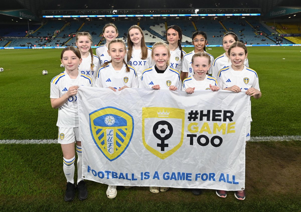It's been 2 years since <a href="/HerGameToo/">Her Game Too</a> and <a href="/LUFC/">Leeds United</a> partnered and what a way to celebrate with a dedicated fixture against Stoke City to coincide with international women's day (8th March). 

Read more here: leedsunited.com/news/community…