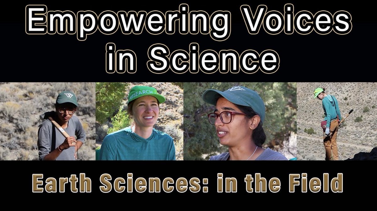 This #WomensHistoryMonth, celebrate #WomenInSTEM who rock (literally)! ⛏️ Our short documentary, 'Empowering Voices in Science,' shines a light on incredible #GeoScientists from @PurdueEAPS @Stanford @unevadareno WATCH NOW: youtu.be/XReVjpme1VI #Geology #EarthScience
