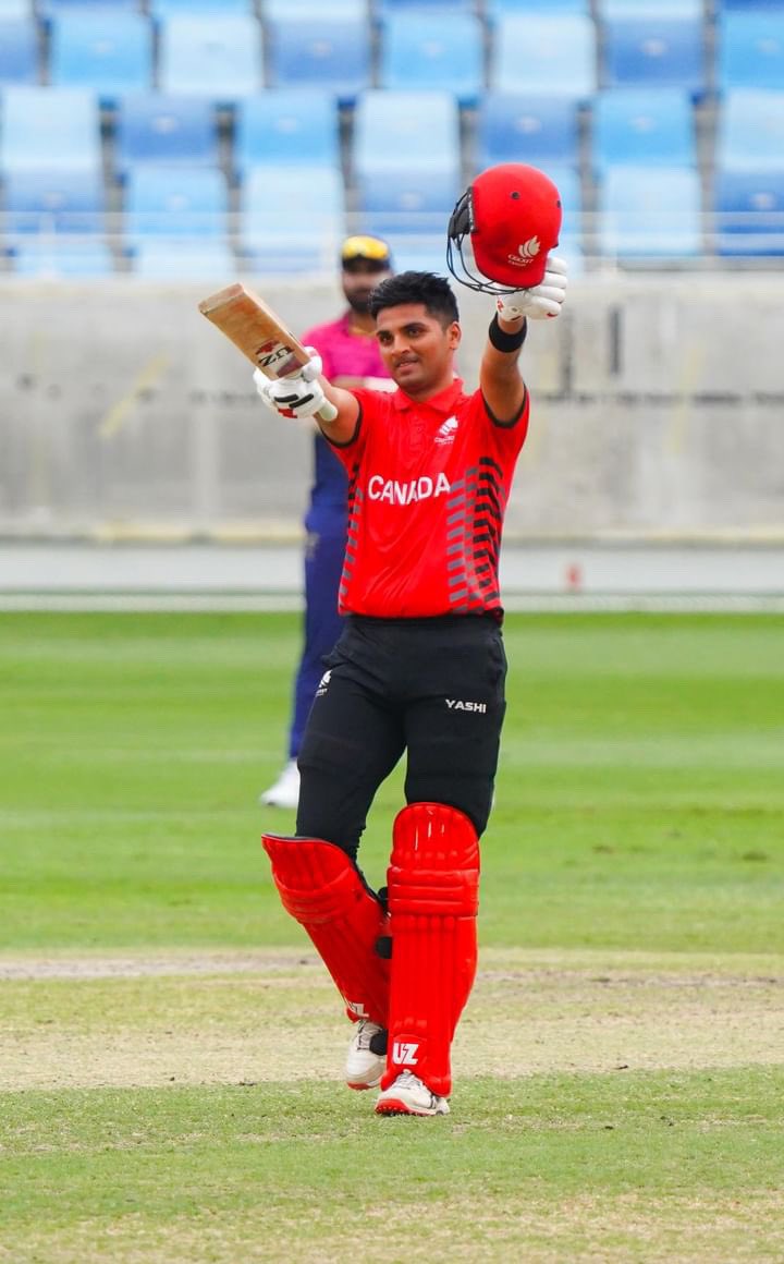 Harsh Thaker just blazed consecutive ODI hundreds in the #CWCL2 against the UAE and Scotland. He’s a 26-year-old all-rounder who started his journey at the 2016 U19 World Cup and 8 years later will play a significant role for 🇨🇦 at the T20 World Cup 🙌