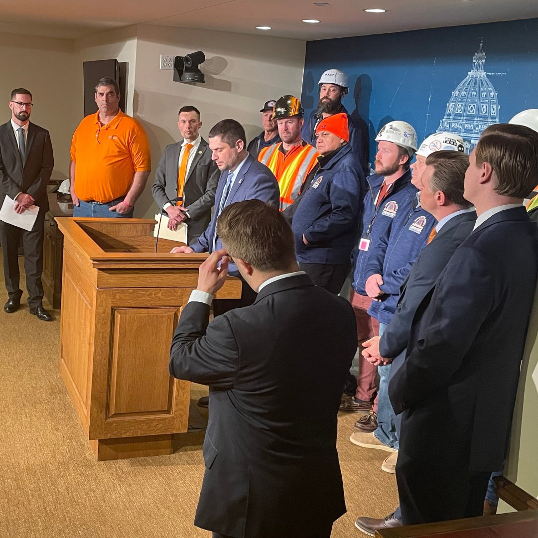 #LIUNA is proud to join the #MNTrades @mikehowardmn @NathanCoulter to intro. HF 4569 to prevent worker exploitation on publicly-financed affordable housing projects. #EndWageTheft #NotOnMyWatch #MNLeg