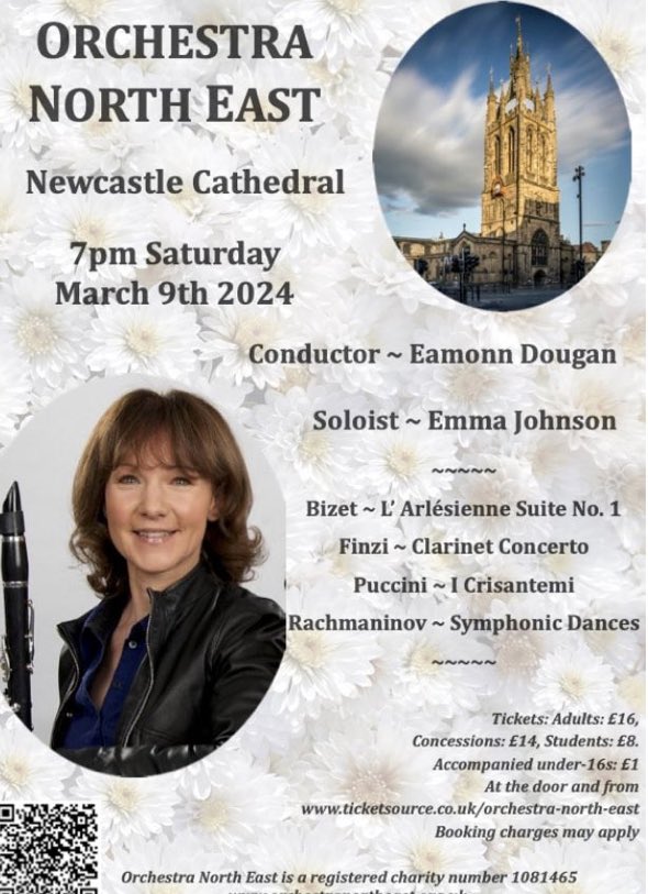 Orchestra North East (@orchestra_east) on Twitter photo Rehearsals are sounding fantastic! Please join us on Saturday in the beautiful surroundings of <a href="/nclcathedral/">Newcastle Cathedral</a> for a lovely programme with clarinet soloist, Emma Johnson <a href="/RGSNclMusic/">RGS Newcastle Music Department</a> @NclUniMusic Rehearsals are sounding fantastic! Please join us on Saturday in the beautiful surroundings of <a href="/nclcathedral/">Newcastle Cathedral</a> for a lovely programme with clarinet soloist, Emma Johnson <a href="/RGSNclMusic/">RGS Newcastle Music Department</a> @NclUniMusic