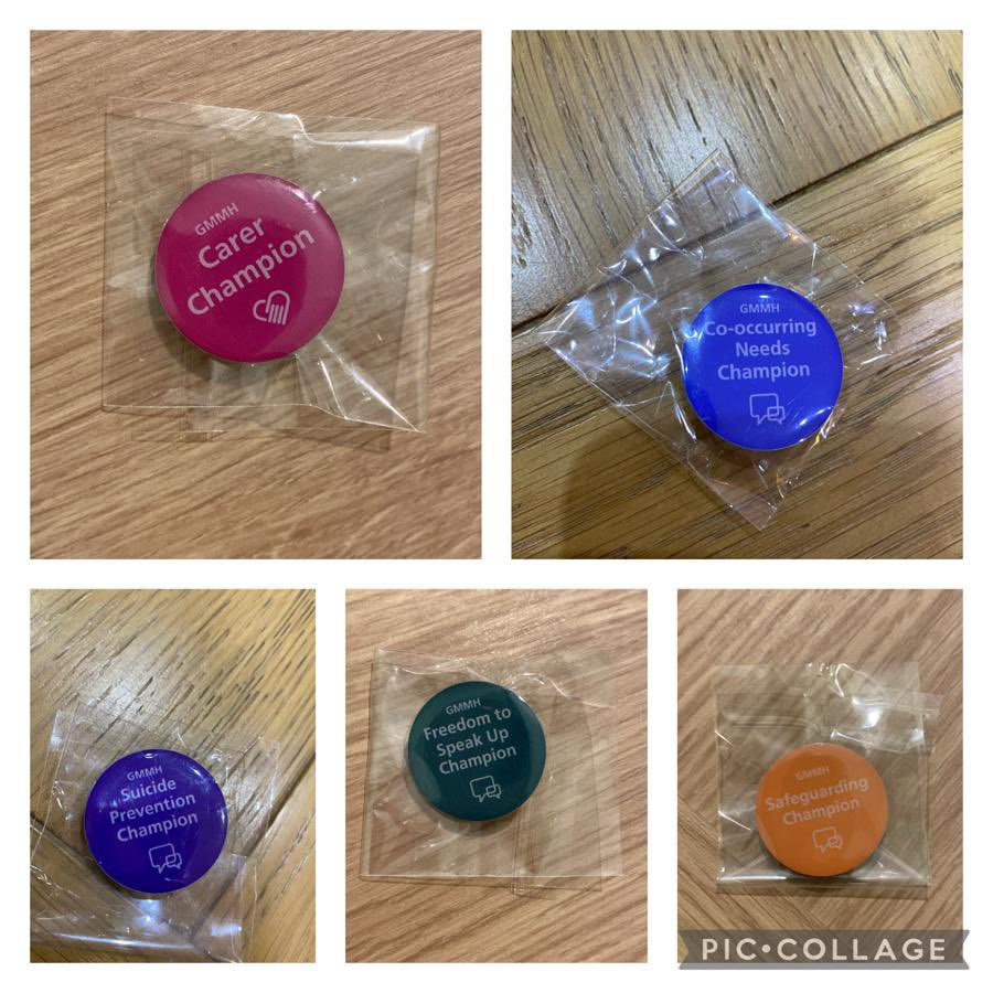 We value our champions and thank those who go the extra mile - champion awareness badges 💎💎💎 for Wigan @carolinecain74 @Lisa43116475 @GMMH_NHS @Polly_Solomon @emmag4258 - 💎💎💎