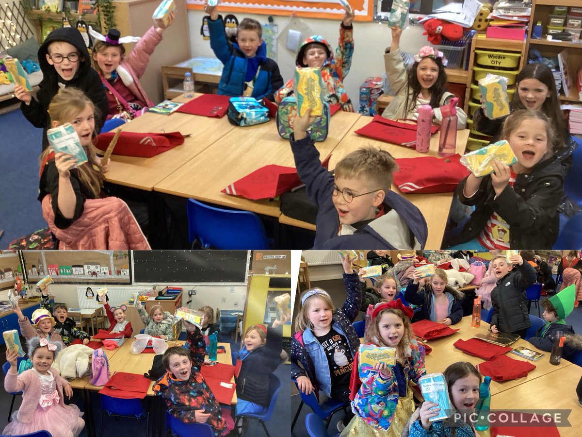 Diolch @LlysfaenPTFA for organising our Wonderlicious bars today - everyone in #2CJ couldn’t wait to get home to see if they had a golden ticket inside @WorldBookDayUK #WorldBookDay2024
