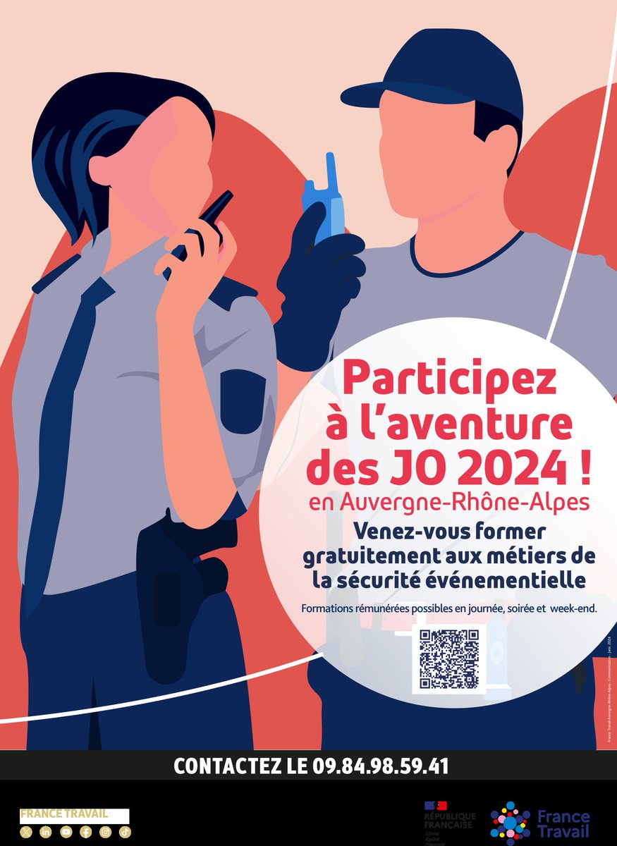 2️⃣0️⃣0️⃣ candidats pour une journée dédiée aux métiers de la #sécurité 
Nos conseillers #equipemploi <a href="/FTravail_ARA/">France Travail Auvergne-Rhône-Alpes</a> ont mobilisé le public
🙏 aux 26 entreprises présentes
