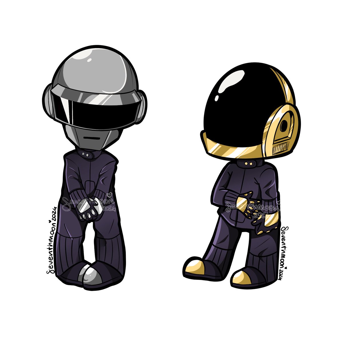 Are they human after all or pookies after all?
Should I draw them as humans as they are in 2024 as well?
Btw, I’m having a moment bc I’m so thankful for all the support I’ve been receiving here on X, it makes my heart happy. 
Commissions are open btw! #daftpunk #humanafterall