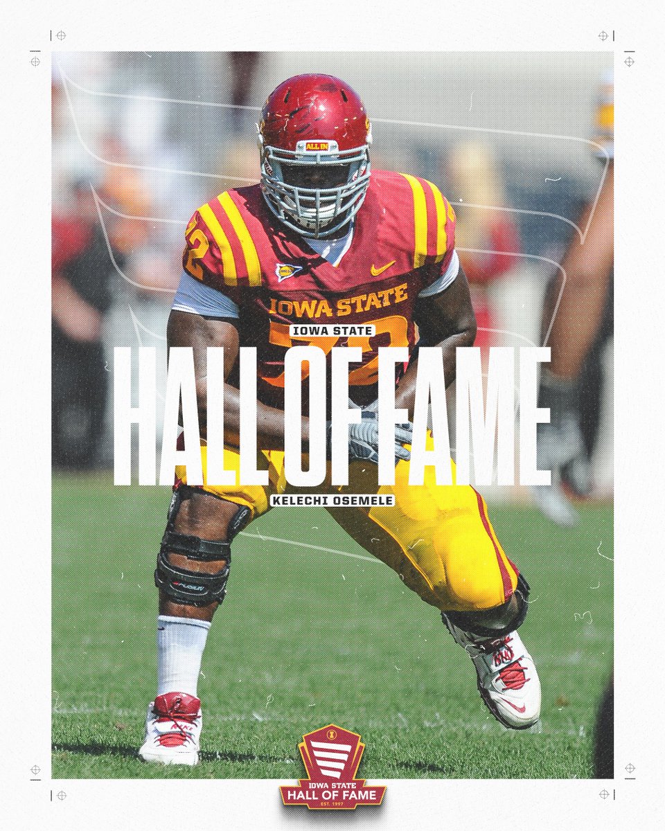 The newest addition to the Iowa State Hall of Fame‼️ @KOseven0 🌪️🚨🌪️