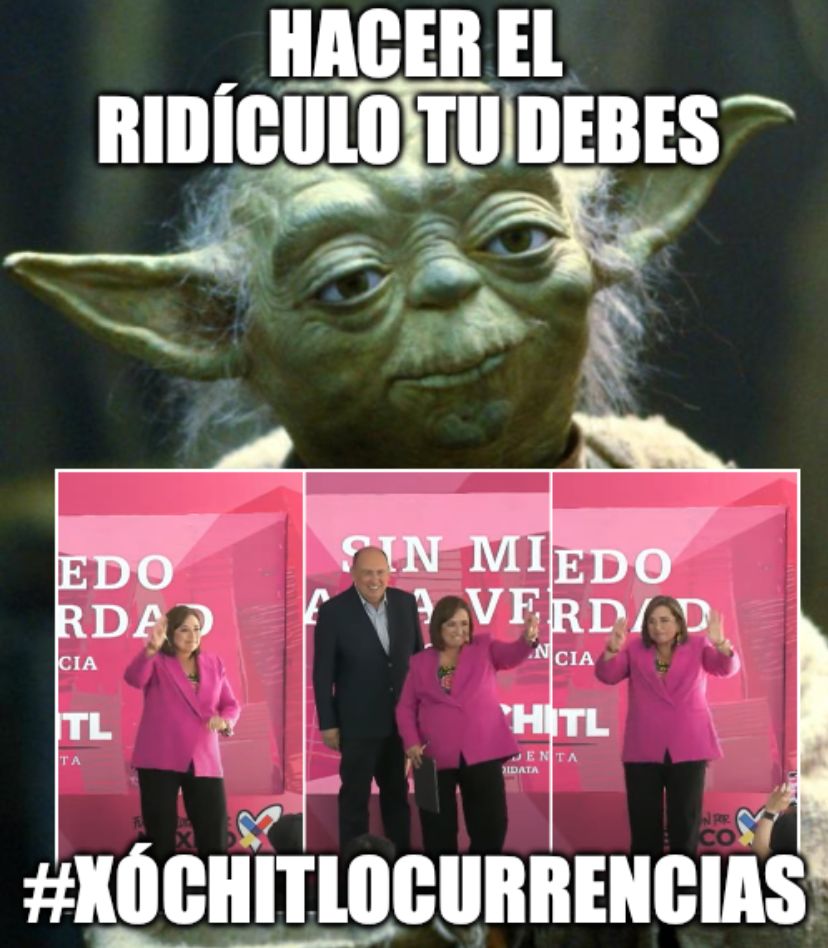 De pena ajena.  #XóchitlOcurrencias