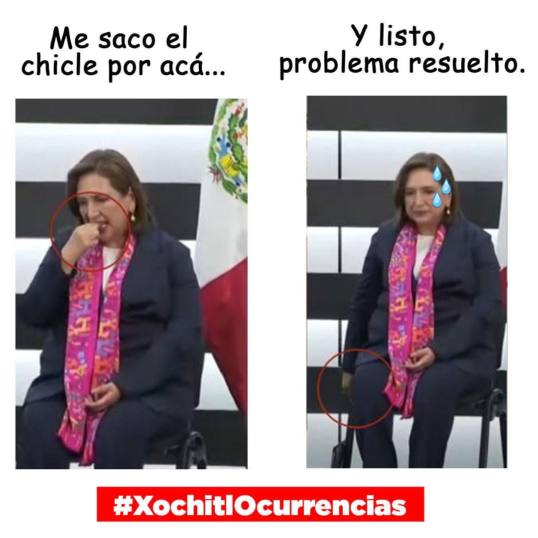 ¿De verdad es lo mejor que tiene la mafia del poder?
#XóchitlOcurrencias