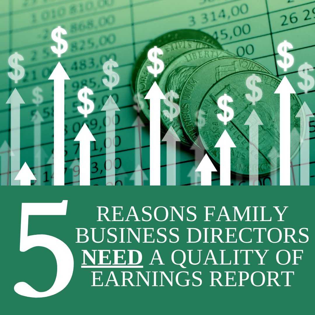 Navigate the complexities of acquisitions in family businesses in Travis Harms’ recent blog. Discover how a Quality of Earnings report can protect your family business's financial future. Don't let personal dynamics jeopardize your acquisitions! familywealthlibrary.com/post/why-famil…