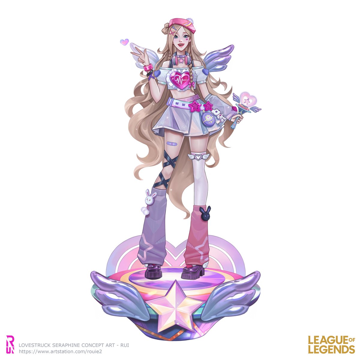 Can you feel the love in the air? 

Lovestruck Seraphine 💌💞

#LeagueOfLegends 
#Lovestruck #Seraphine
#LeagueOfLegendsFanArt 
#ArtOfLegends