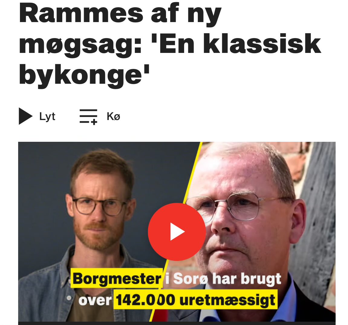 Borgmester i Sorø Gert Jørgensen (K) gav partifælle bestyrelses-ben uden at have mandat til det. Det politiske flertal bag ham smuldrer efter de mange møgsager @btdk #dkpol bt.dk/samfund/rammes…