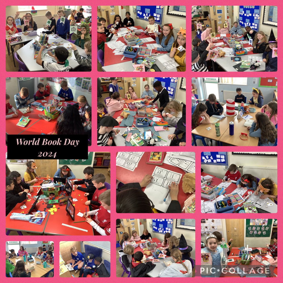 bdps27's tweet photo. A wonderful wizarding day in Dosbarth 3 @brynderiprimary From the sorting hat to potions and transfiguration 🪄 a day exploring ‘Harry Potter’ ⚡️and sharing favourite books with Dosbarth 6 #LLC #LoveOfReading #WorldBookDay2024 https://t.co/EmtosqjjJv