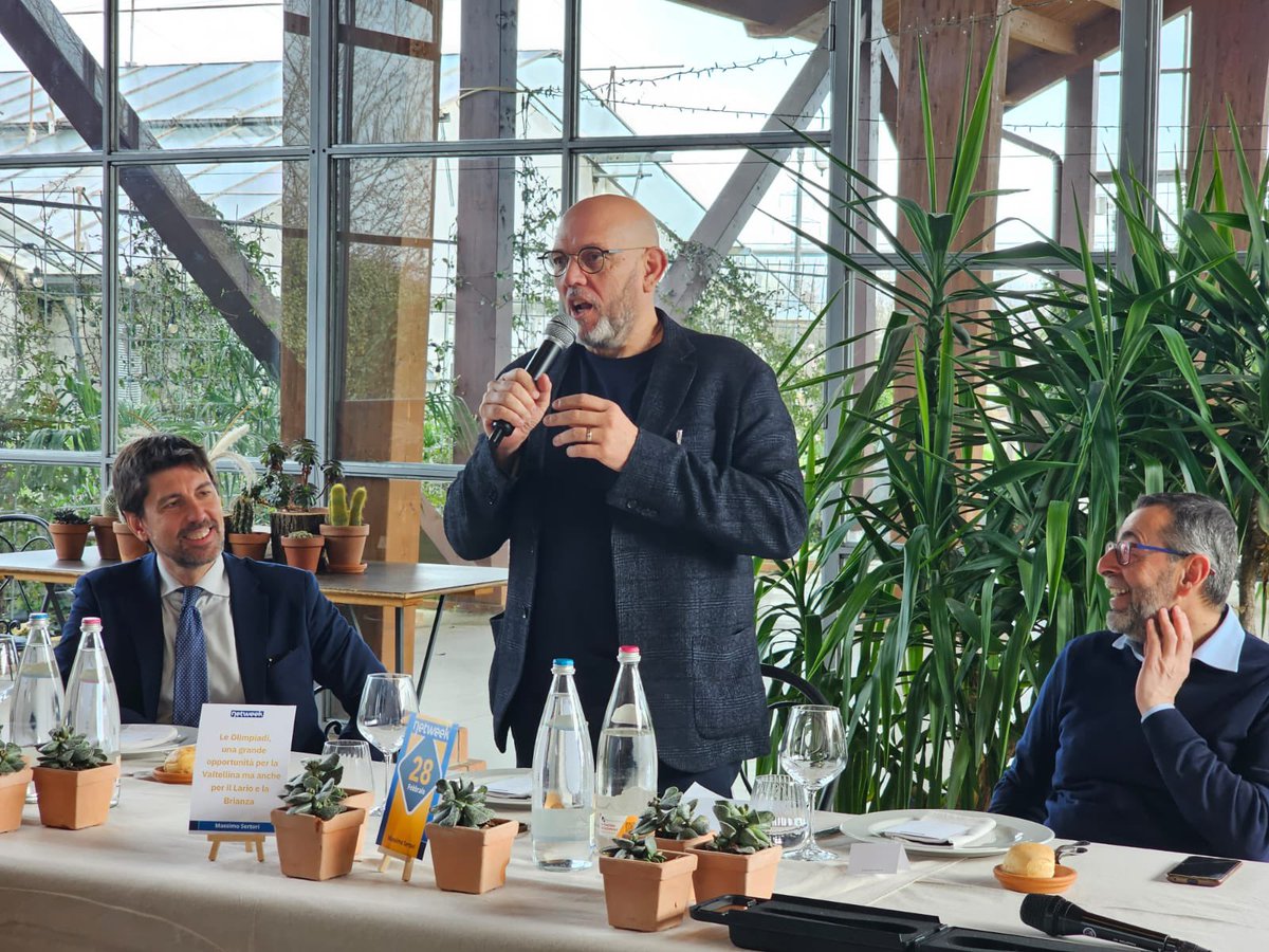 MassimoSertori_'s tweet image. Ospite di #Netweek ho avuto l’occasione di fare il punto sulle #Olimpiadi2026 con numerosi imprenditori, manager e rappresentanti delle istituzioni e delle associazioni di categoria locali.
#Istituzioni e #imprese d’accordo: una sfida da vincere tutti insieme per il nostro futuro