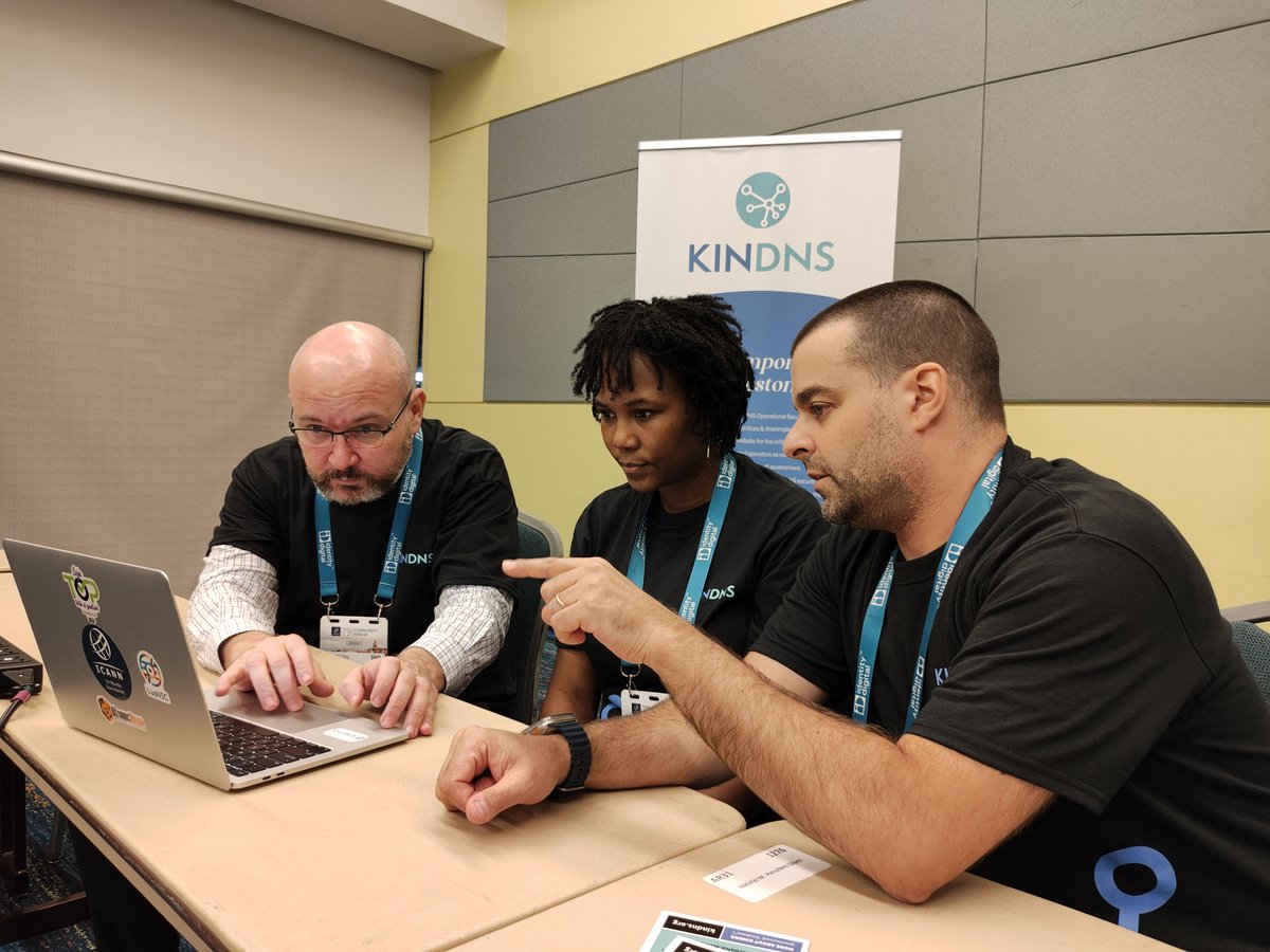 #KINDNS is a program supported by #ICANN to develop and promote #DNS security best practices. At #ICANN79 in Puerto Rico, the KINDNS booth offered attendees the opportunity to learn more about this initiative. <a href="/4KINDNS/">KINDNS</a>