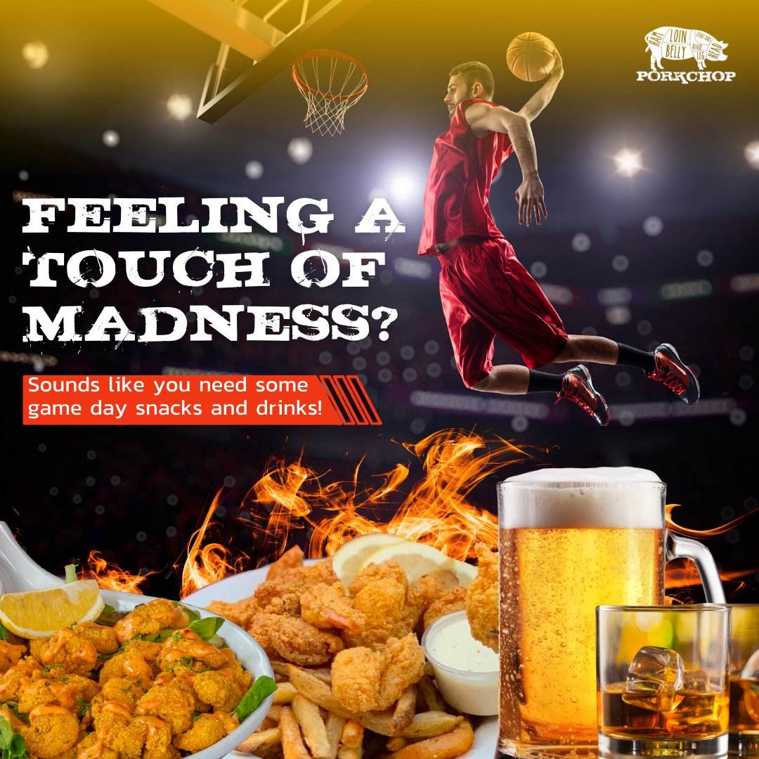 Sounds like you're in need of some Porkchop power-ups! Our Bang Bang Shrimp, Catfish Nuggets, Beers, Whiskey and more are ready to fuel your game day. Order online, it's almost game time! 🏀🍹

porkchopchicago.com