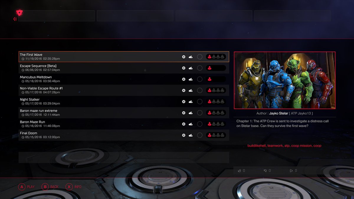 JaykoStelar's tweet image. So last night, something hit me… I remembered when DOOM (2016) came out and had a SnapMap mode where you can create your own maps. Anyone else remember this? Is there anyone out there who still plays or create maps? I might revisit this and do some tweaking 👀. #DOOM #Snapmap